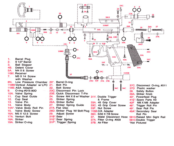 Spyder Compact 2 in 1 Factory Parts 