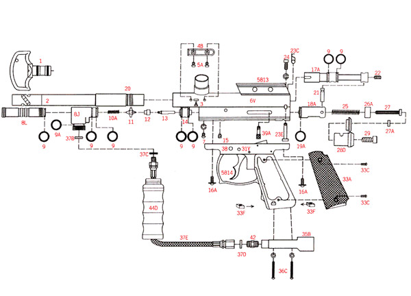 Spyder Sonix Factory Parts 